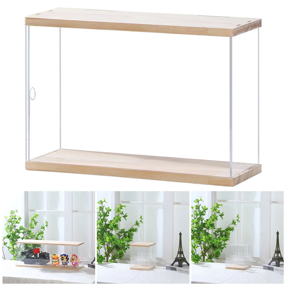 Clear Acrylic Showcase Dustproof Black Base Model Toy Display Case Showcase Kid Toy Figures Collectibles Countertop Box
Clear Acrylic Showcase Dustproof Black Base Model Toy Display Case Showcase Kid Toy Figures Collectibles Countertop Box
