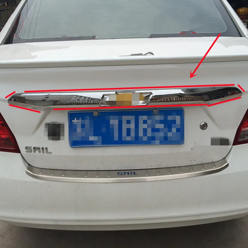 Rear Trunk Trim Strip for Chevrolet Sail 3 Rear Trim Strip Car Modification Accessories Protection Strip
Rear Trunk Trim Strip for Chevrolet Sail 3 Rear Trim Strip Car Modification Accessories Protection Strip