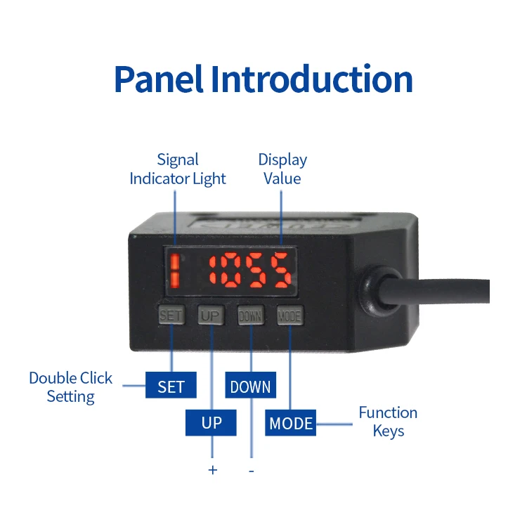 FGN20-30PF-I IP66 Line Source Diffuse LED Digital Display Photoelectric Switch Photoelectric Sensor
FGN20-30PF-I IP66 Line Source Diffuse LED Digital Display Photoelectric Switch Photoelectric Sensor