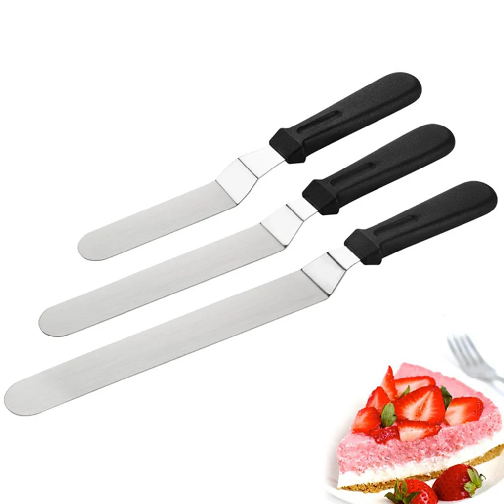 Stainless Steel Butter Cake Cream Knife Spatula for Cake Smoother Icing Frosting Spreader Fondant Pastry Cake Decorating Tools
Stainless Steel Butter Cake Cream Knife Spatula for Cake Smoother Icing Frosting Spreader Fondant Pastry Cake Decorating Tools