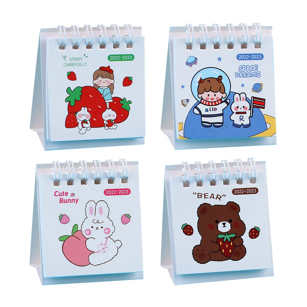4pcs Adorable Chic Decorative Tabletop Calendars Year Of The Rabbit Calendars 2023 Planner Calendars for Home Dorm Office Gift
4pcs Adorable Chic Decorative Tabletop Calendars Year Of The Rabbit Calendars 2023 Planner Calendars for Home Dorm Office Gift