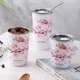 360/560ml Stainless Steel Coffee Cup Travel Mug Leak-Proof Cherry Blossom Water Cup Leak-Proof Water Bottle For Girls Drinkware
360/560ml Stainless Steel Coffee Cup Travel Mug Leak-Proof Cherry Blossom Water Cup Leak-Proof Water Bottle For Girls Drinkware