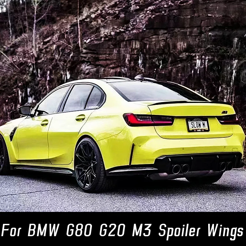 For BMW G80 G20 M3 Dry Carbon Fiber Car Rear Trunk Lid Lip Body Kit Spoiler Wings Forged Carbon Tuning Exterior Accessories
For BMW G80 G20 M3 Dry Carbon Fiber Car Rear Trunk Lid Lip Body Kit Spoiler Wings Forged Carbon Tuning Exterior Accessories