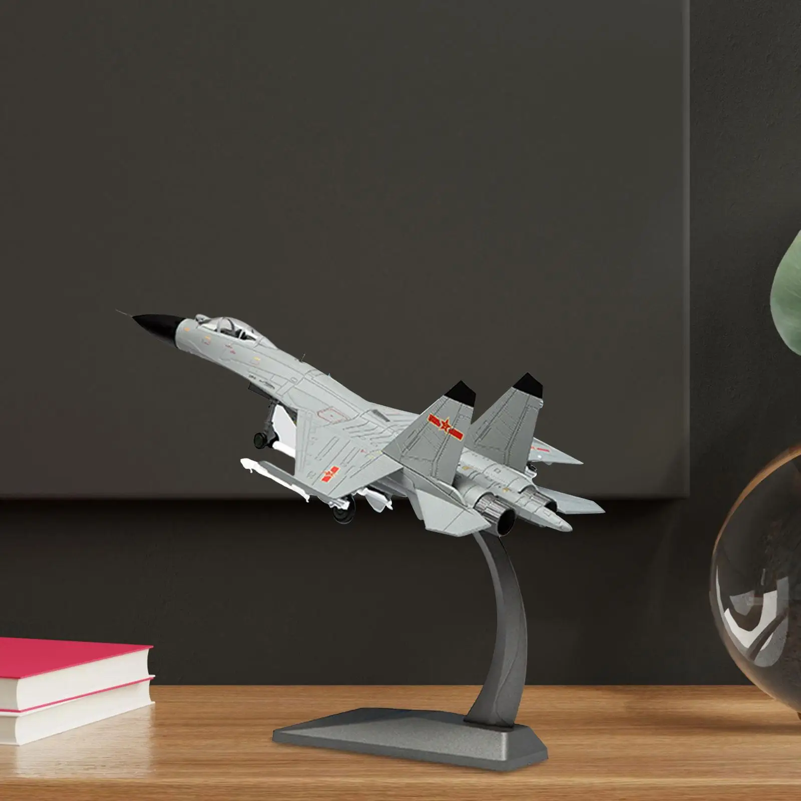 

1/72 Aircraft Plane Model with Display Stand Souvenir Birthday Gift Diecast Alloy Airplane Model for Shelf Countertop Cabinet