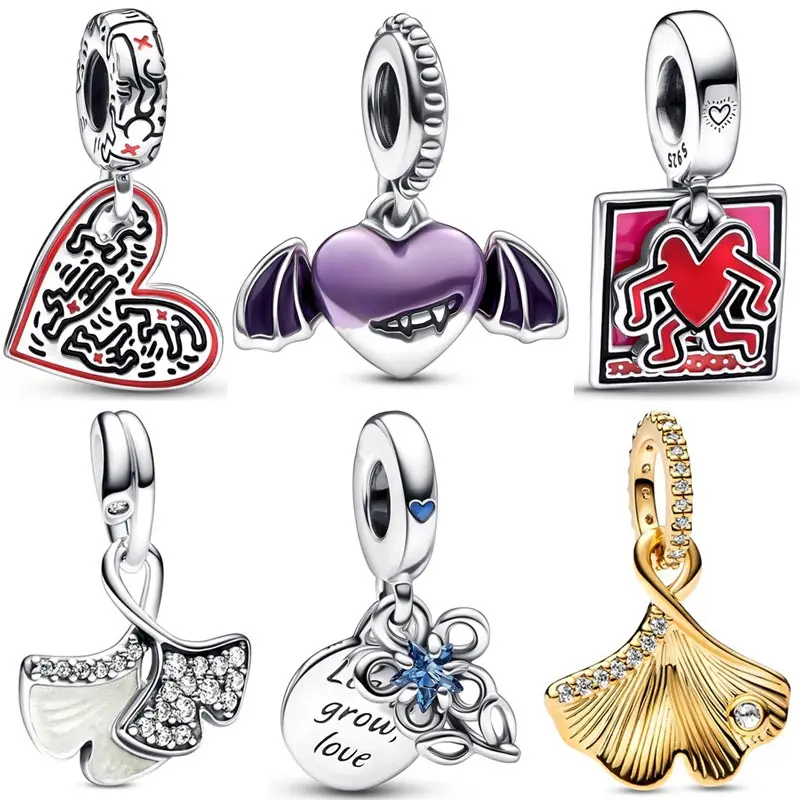 Подвеска из серебра 925 пробы с сердцем и листьями имбиря 
Подвеска из серебра 925 пробы с сердцем и листьями имбиря