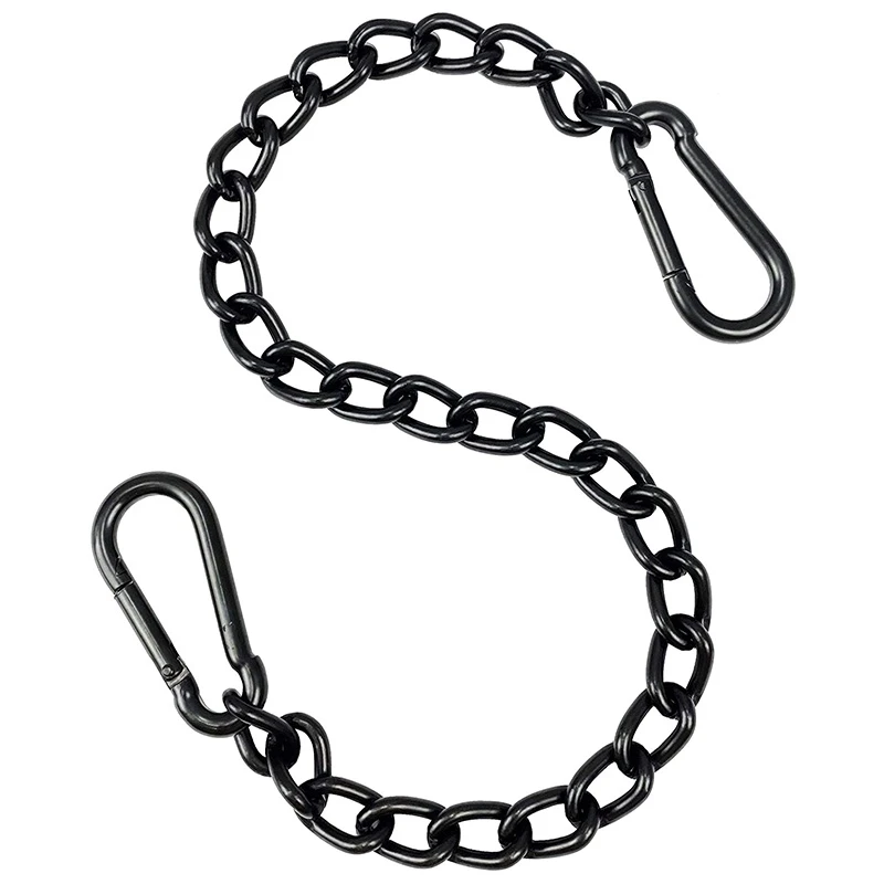 Steel Hanging Chair Chain with 2 Carabiners, Heavy Duty Porch Swing Hammock Chain Kit,for Hammock Swings(66cm)
Steel Hanging Chair Chain with 2 Carabiners, Heavy Duty Porch Swing Hammock Chain Kit,for Hammock Swings(66cm)