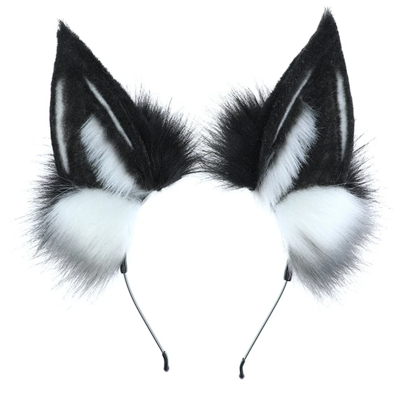 Lolita Hair Hoop Simulation Wolf Ears Headband Plush Headdress Cosplay Party Hair Accessories for theme Activities Party
Lolita Hair Hoop Simulation Wolf Ears Headband Plush Headdress Cosplay Party Hair Accessories for theme Activities Party
