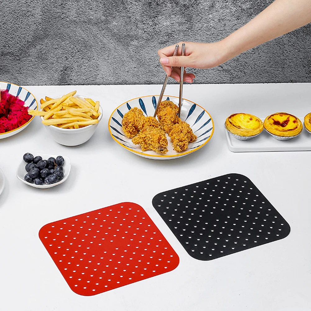 Reusable Silicone Air Fryer Liner Mat Non-stick Baking Mat Non-Stick Steamer Pad Fryer Kitchen Cooking Accessories
Reusable Silicone Air Fryer Liner Mat Non-stick Baking Mat Non-Stick Steamer Pad Fryer Kitchen Cooking Accessories