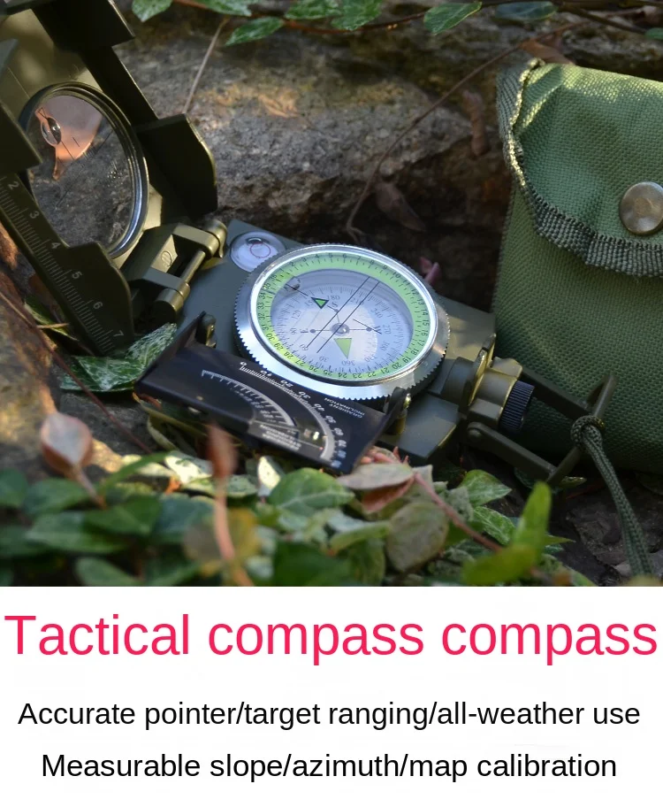 High-Precision Outdoor Ranging Luminous Compass Waterproof Slope Measurement Geological Compass
High-Precision Outdoor Ranging Luminous Compass Waterproof Slope Measurement Geological Compass