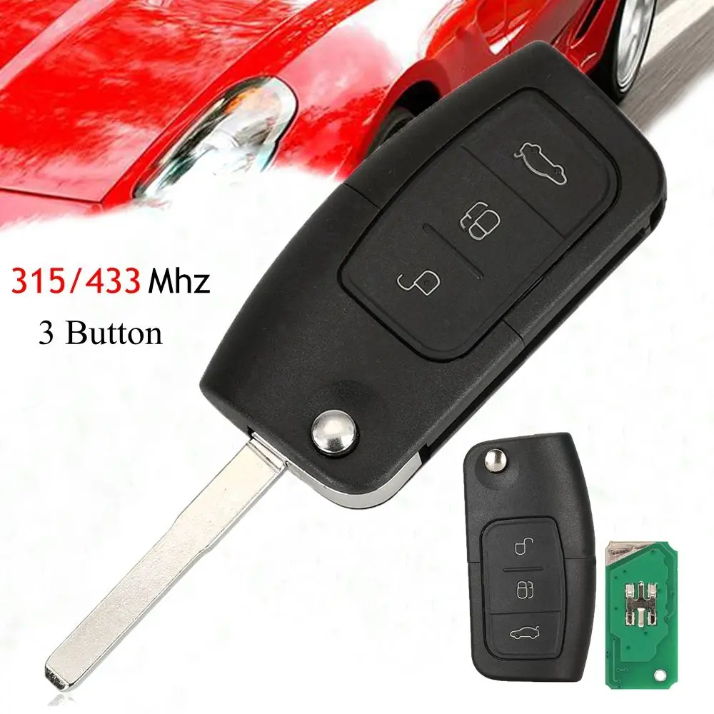 Parts for Car Vehicles Durable 315Mhz 433Mhz Remote Key fob Remote Car Key Keyless 3 Button
Parts for Car Vehicles Durable 315Mhz 433Mhz Remote Key fob Remote Car Key Keyless 3 Button