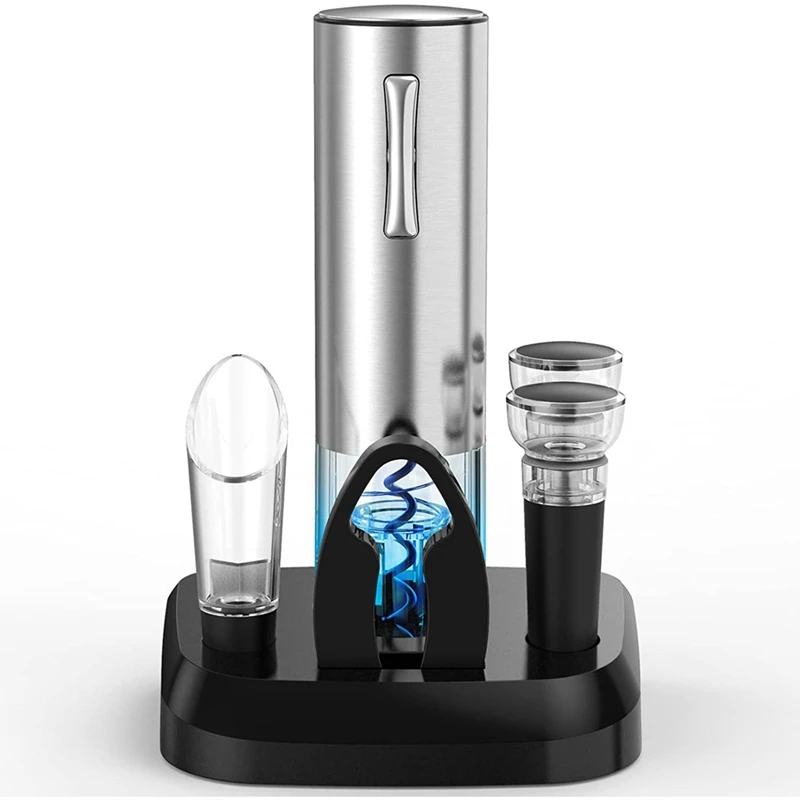 7-Piece Electric Wine Bottle Opener Gift Set,Wine Gift Set For Wine Lovers,Automatic Bottle Opener USB Rechargeable
7-Piece Electric Wine Bottle Opener Gift Set,Wine Gift Set For Wine Lovers,Automatic Bottle Opener USB Rechargeable