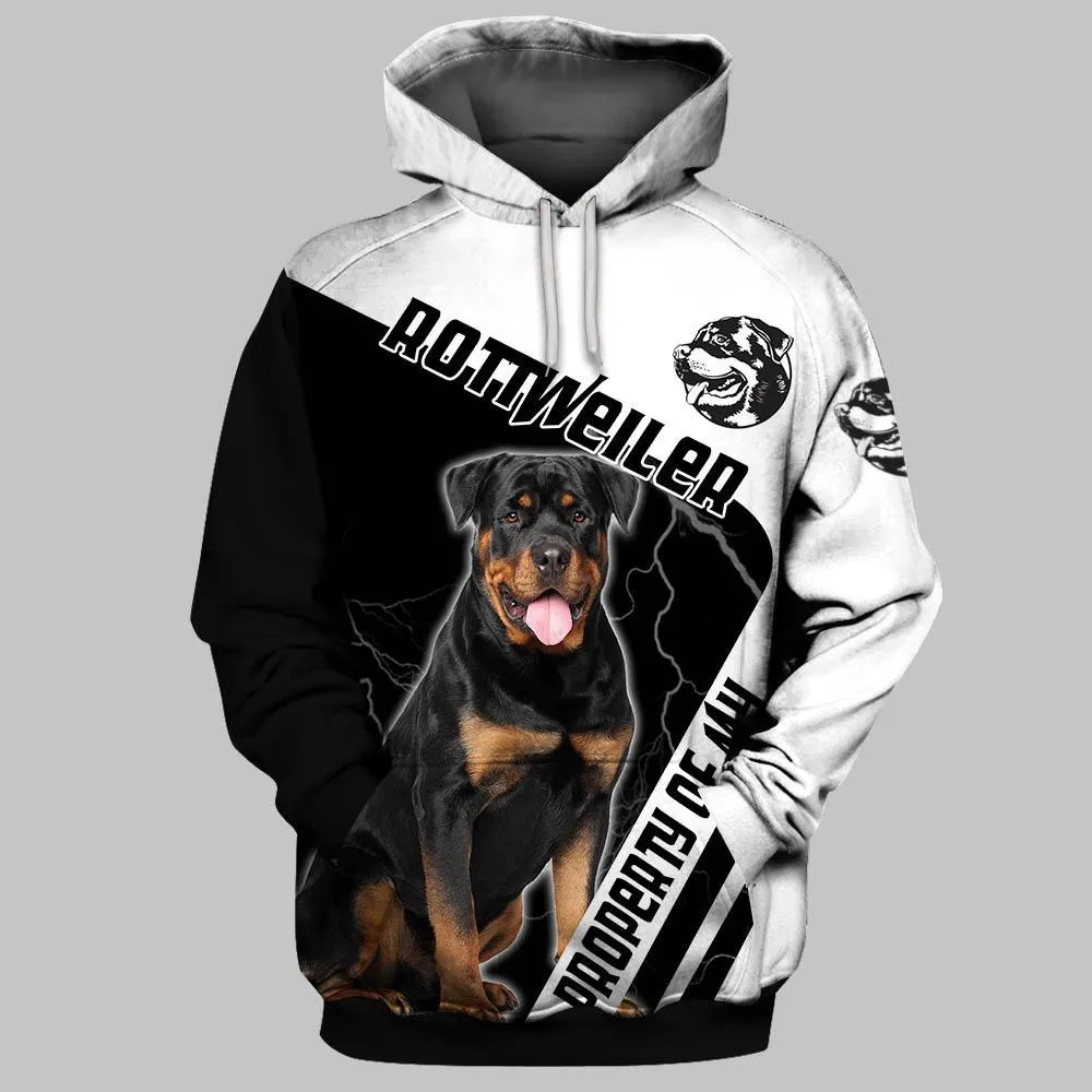 CLOOCL Rottweiler Hoodies 3D Graphic Property of My Black Lightning Stitching Sweatshirts Harajuku Pocket Men Hoodie
CLOOCL Rottweiler Hoodies 3D Graphic Property of My Black Lightning Stitching Sweatshirts Harajuku Pocket Men Hoodie