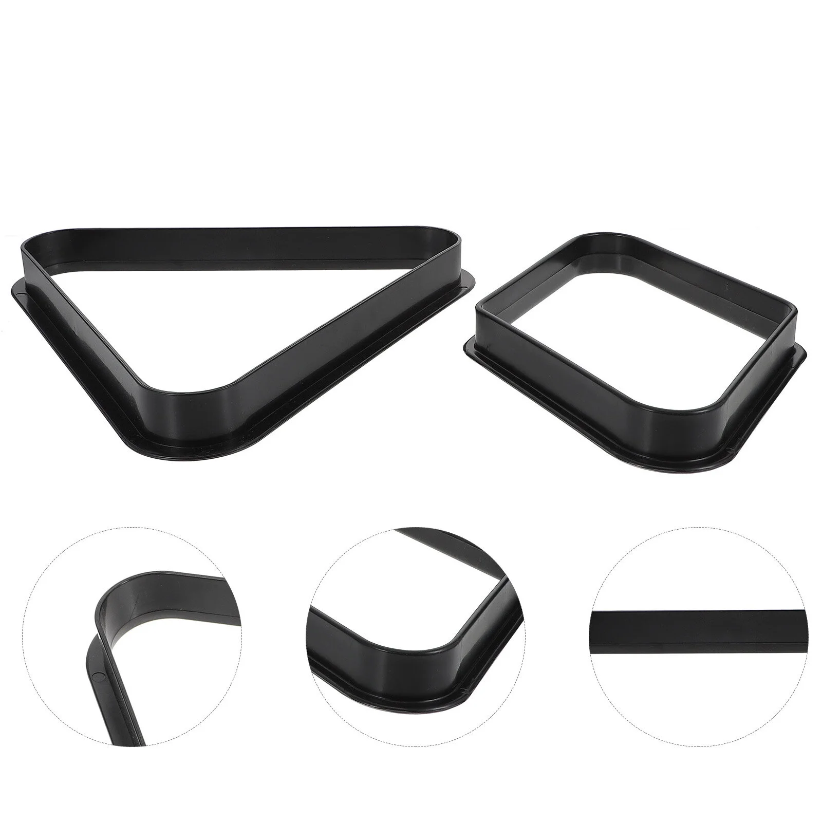 2 Pcs Billiard Stand Ball Frame Plastic Billiards Rack Frames Positioning Pool Triangle
2 Pcs Billiard Stand Ball Frame Plastic Billiards Rack Frames Positioning Pool Triangle