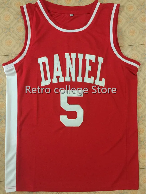 Retro Throwback Pete Maravich #5 Daniel High School Basketball Jersey Embroidery stitching customize any name and number
Retro Throwback Pete Maravich #5 Daniel High School Basketball Jersey Embroidery stitching customize any name and number