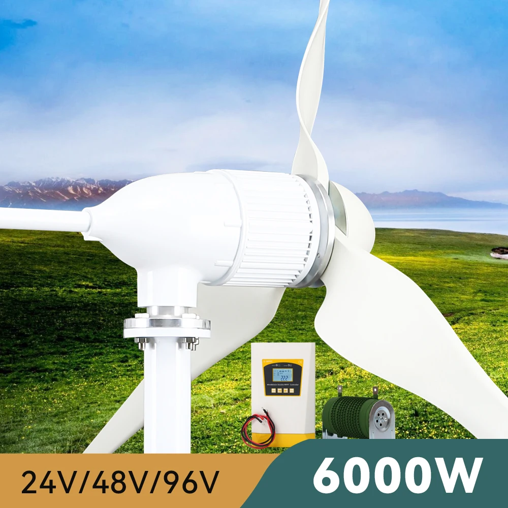 Dcnb доставка для ЕС, 6000 Вт, яркость 6 кВт, Dyanmo 3lade, напряжение 24 В, 48 В, 96 в с гибридным контроллером Mppt для домашнего использования
Dcnb доставка для ЕС, 6000 Вт, яркость 6 кВт, Dyanmo 3lade, напряжение 24 В, 48 В, 96 в с гибридным контроллером Mppt для домашнего использования