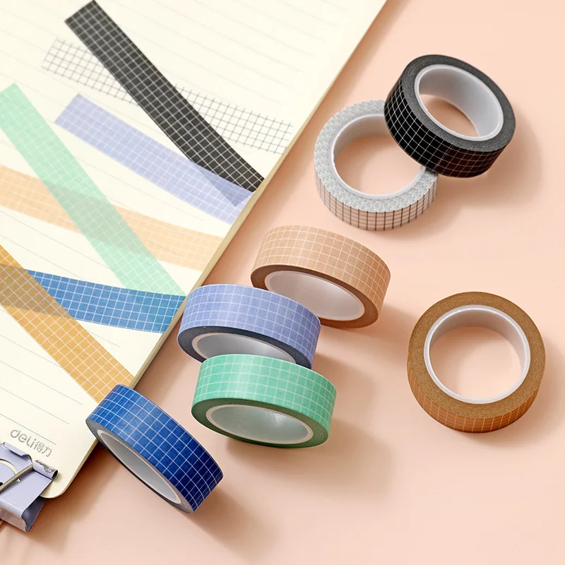 Solid Color Grid Washi Tape Set Decorative Masking Tape Adhesive Printing DIY Scrapbooking Deco Sticker School Stationery Tape
Solid Color Grid Washi Tape Set Decorative Masking Tape Adhesive Printing DIY Scrapbooking Deco Sticker School Stationery Tape