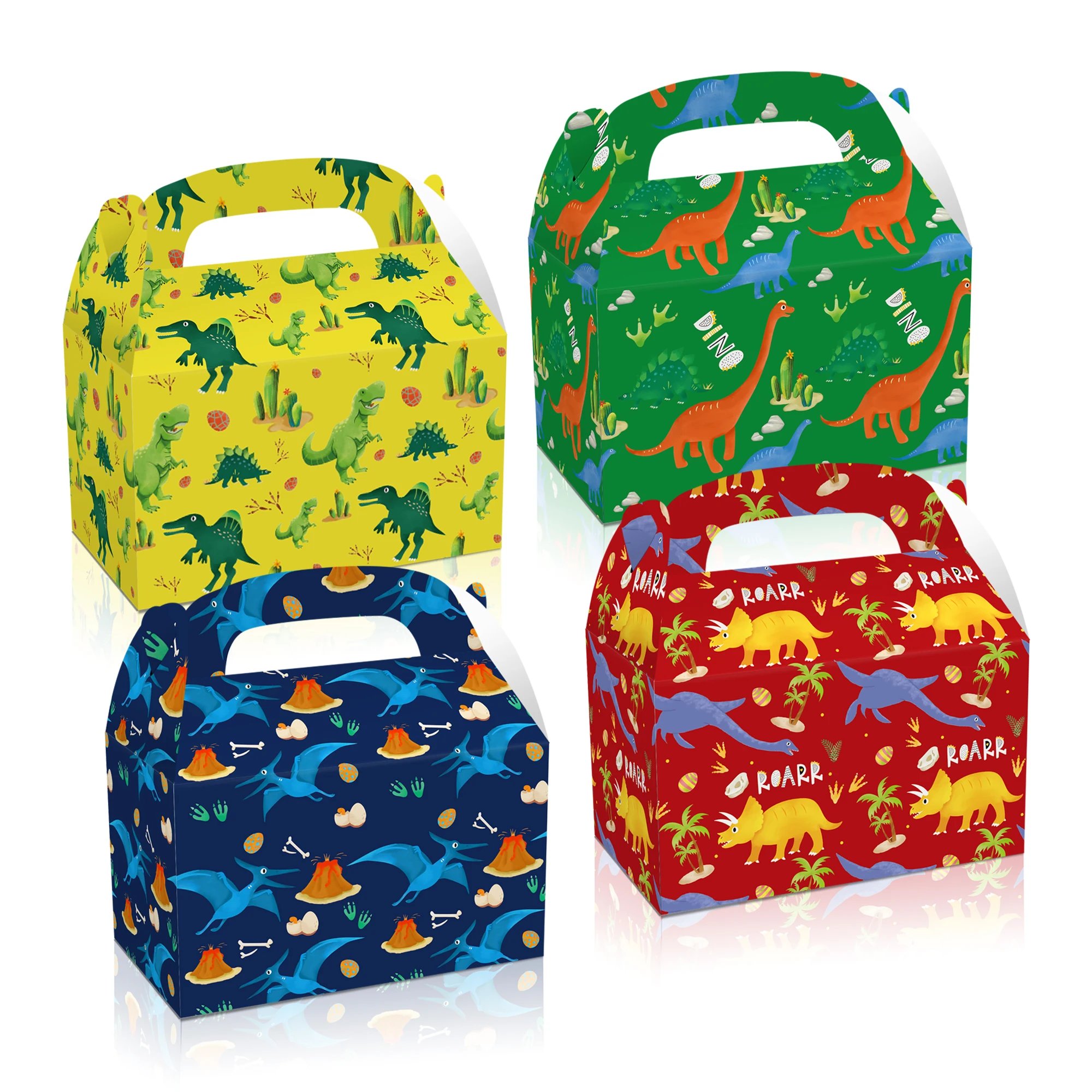 DD072 4Pcs Cartoon Dinosaur Roar Jungle Dino Party Portable Favor Packing Gift Box Bags Birthday Baby Shower Party Decorations
DD072 4Pcs Cartoon Dinosaur Roar Jungle Dino Party Portable Favor Packing Gift Box Bags Birthday Baby Shower Party Decorations