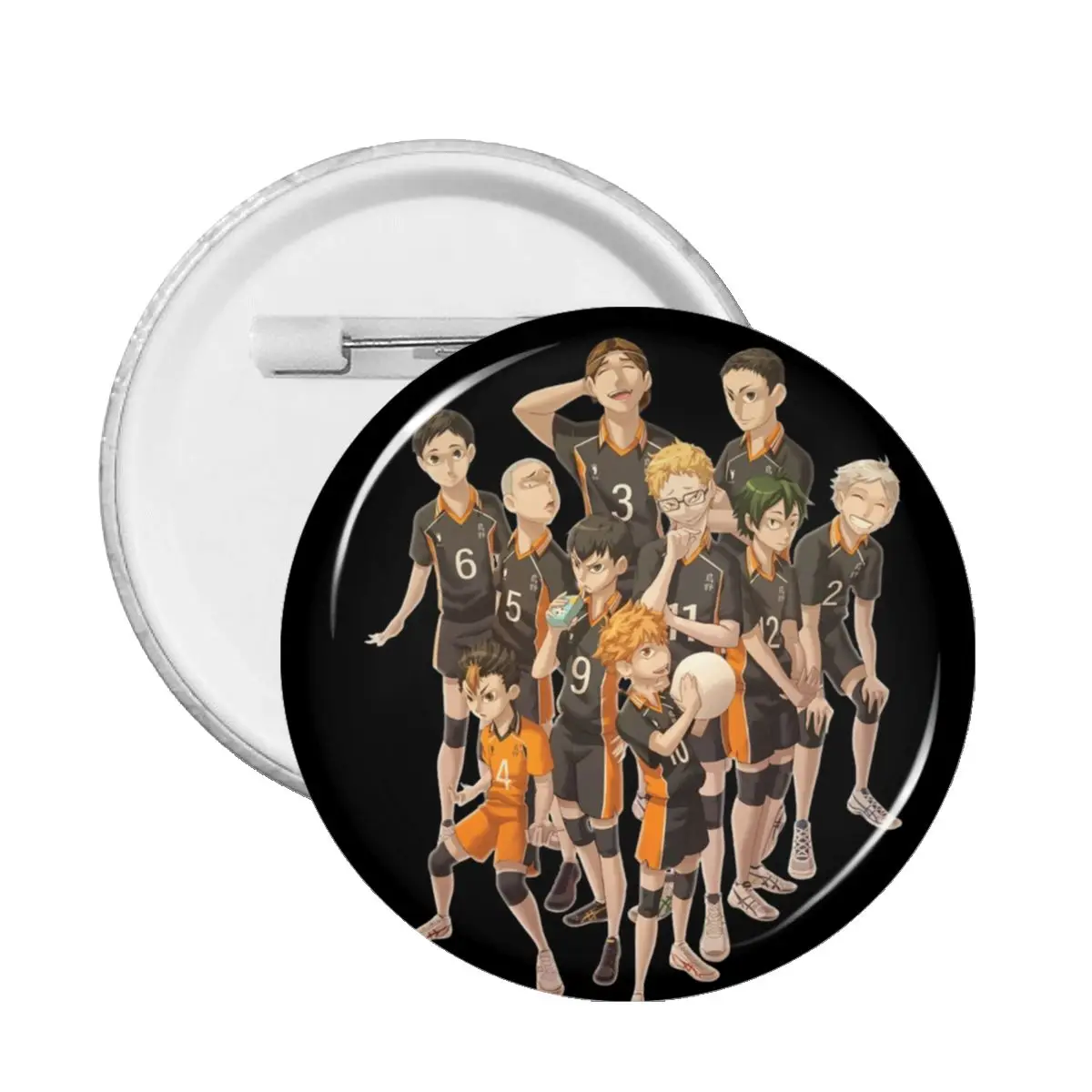 Haikyuu Team Karasuno Badges Japan Volleyball Brooch for Collar Novelty Lapel Pins Collar Badge Anime Accessories
Haikyuu Team Karasuno Badges Japan Volleyball Brooch for Collar Novelty Lapel Pins Collar Badge Anime Accessories