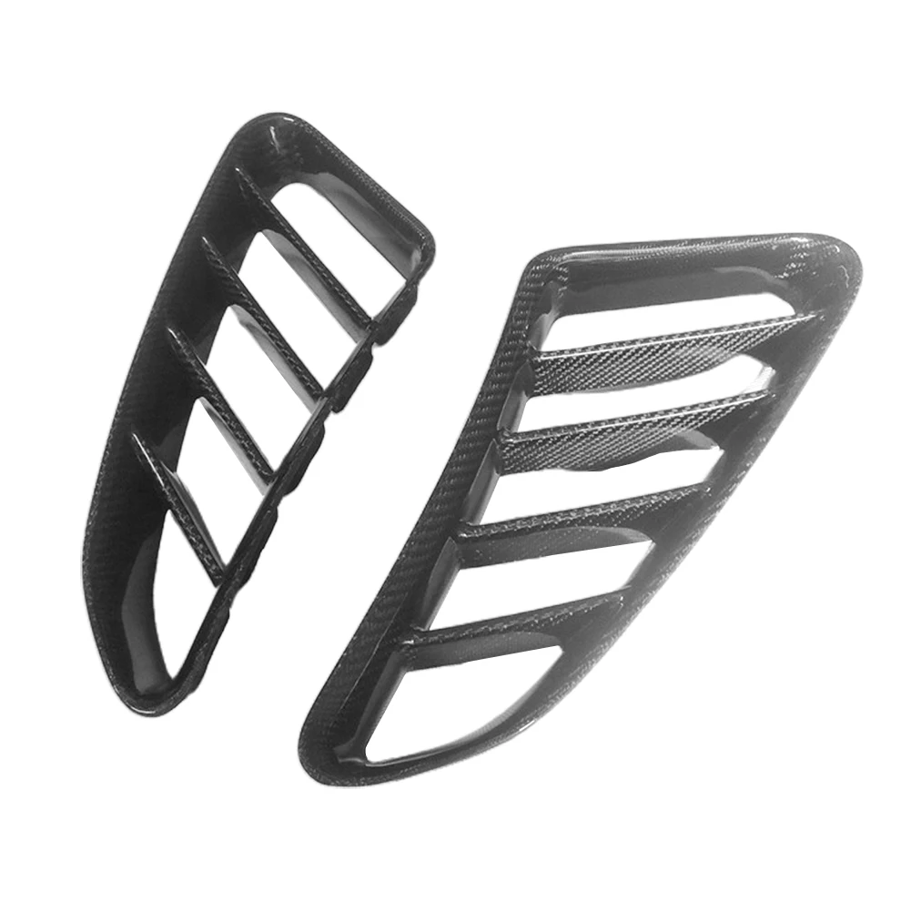 Intake Cover Side Vent Air Duct Accessories 2pcs Anti-corrosion Black Fender Long Service Life Real Carbon Fiber
Intake Cover Side Vent Air Duct Accessories 2pcs Anti-corrosion Black Fender Long Service Life Real Carbon Fiber