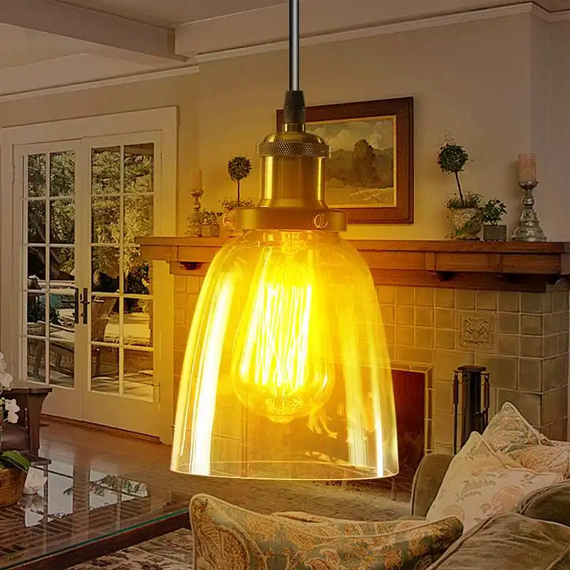E27 LED Pendant Light Clear Glass Global Lampshade Crystal Cup Shape Lighting Restaurant Hotel Bar Ceiling Suspension Lamp
E27 LED Pendant Light Clear Glass Global Lampshade Crystal Cup Shape Lighting Restaurant Hotel Bar Ceiling Suspension Lamp