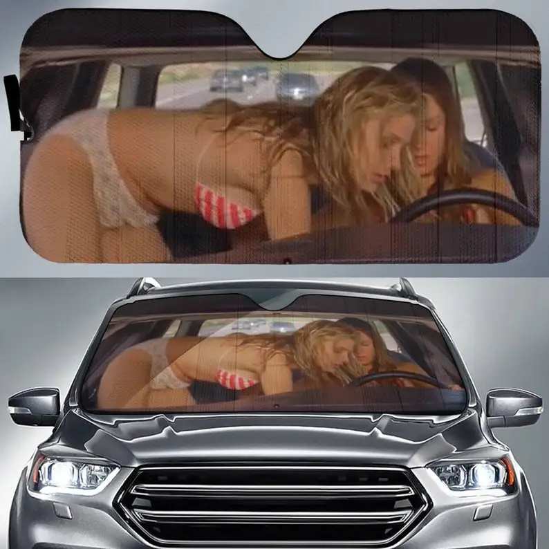 

The Sweetest Thing 2002 Cameroon Diaz Christina Applegate Car Sun Shade, Windshield, Car Accessories