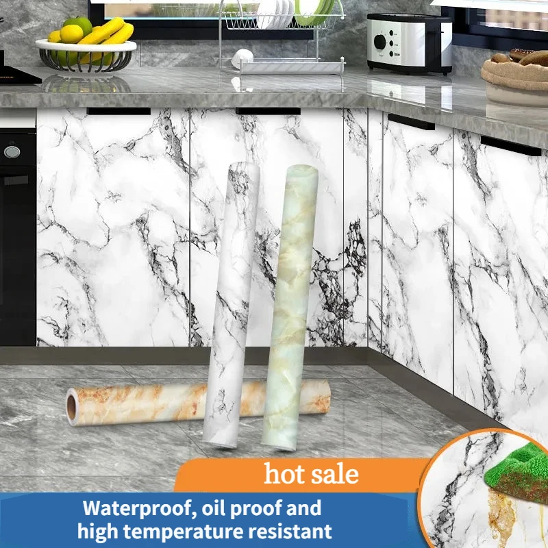 PVC Imitation Thickened Marble Wallpaper Self-adhesive Wallpaper Furniture Renovation Sticker Oil Proof Waterproof Multipurpose
PVC Imitation Thickened Marble Wallpaper Self-adhesive Wallpaper Furniture Renovation Sticker Oil Proof Waterproof Multipurpose