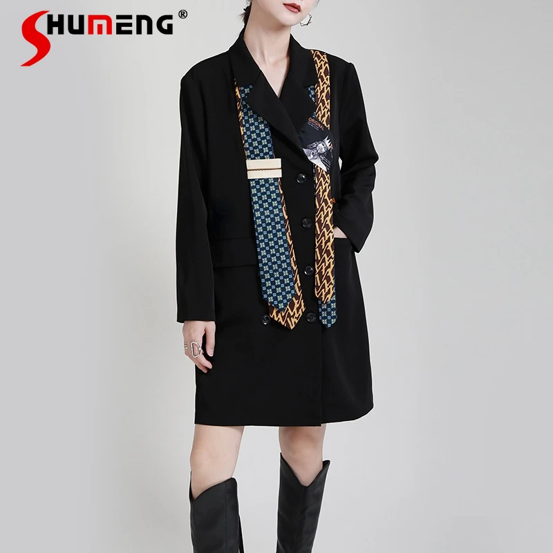 Elegant Mid-Length Suit Coat for Women 2022 Spring Autumn New Double Breasted Design Loose Slimming Plaid Blazer Dress Street
Elegant Mid-Length Suit Coat for Women 2022 Spring Autumn New Double Breasted Design Loose Slimming Plaid Blazer Dress Street