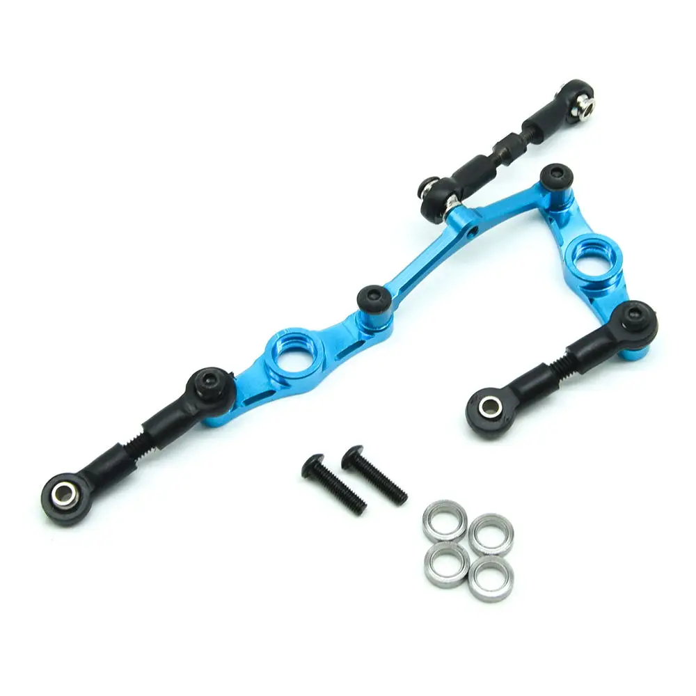 Aluminum Steering Set Steering&Rods Set for Tamiya 1/10 TT01 -Blue
Aluminum Steering Set Steering&Rods Set for Tamiya 1/10 TT01 -Blue