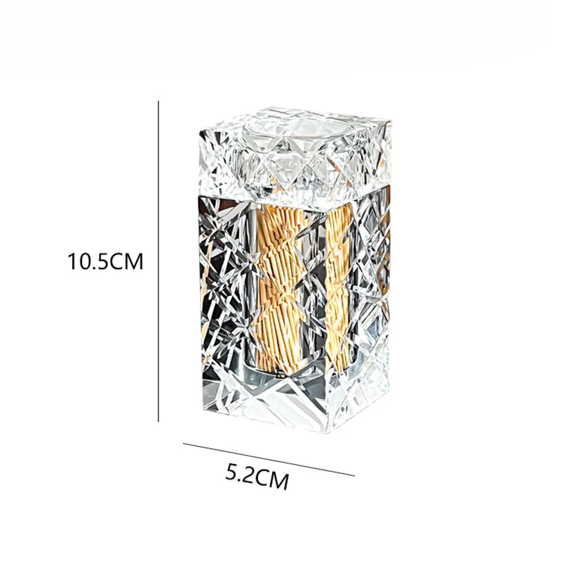 Держатель для зубочисток из хрустального стекла
Держатель для зубочисток из хрустального стекла