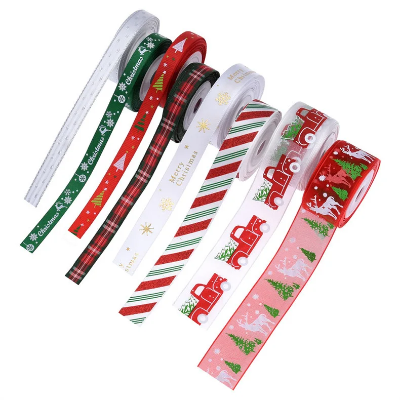 5yards/Roll 10-25mm Ribbons for Birthday Party Merry Christmas Handmade Gift Wrapping Festival Supplies DIY Craft Decor Thread
5yards/Roll 10-25mm Ribbons for Birthday Party Merry Christmas Handmade Gift Wrapping Festival Supplies DIY Craft Decor Thread