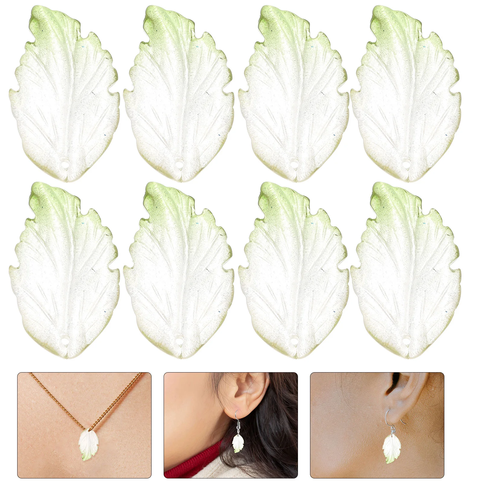 40 Pcs Glass Petals Leaf Charms Jewelry Making Bracelet Retro Decor Crafts DIY Decorative
40 Pcs Glass Petals Leaf Charms Jewelry Making Bracelet Retro Decor Crafts DIY Decorative