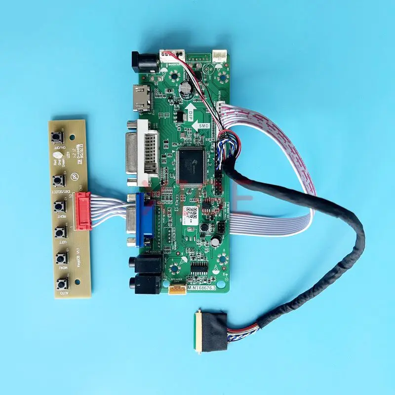 Driver Controller Board Fit LTN173KT03 CLAA173UA01A 17.3" 1600*900 HDMI-Compatible Laptop Monitor Kit DVI VGA Audio 40-Pin LVDS
Driver Controller Board Fit LTN173KT03 CLAA173UA01A 17.3" 1600*900 HDMI-Compatible Laptop Monitor Kit DVI VGA Audio 40-Pin LVDS