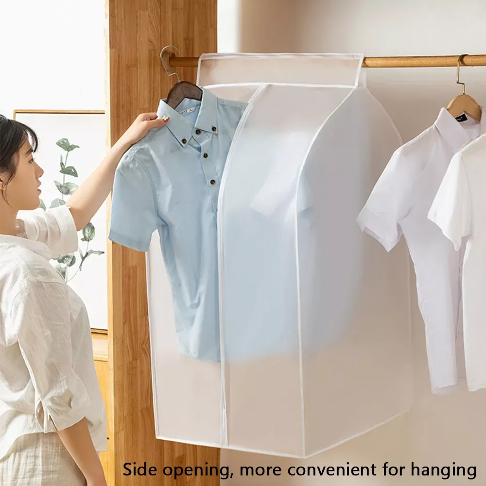 Hot PEVA Clothes Dust Cover Fabric Case suit cover for Home Household Hanging-type Coat Suit Protect Storage Bag Wardrobe hanger
Hot PEVA Clothes Dust Cover Fabric Case suit cover for Home Household Hanging-type Coat Suit Protect Storage Bag Wardrobe hanger