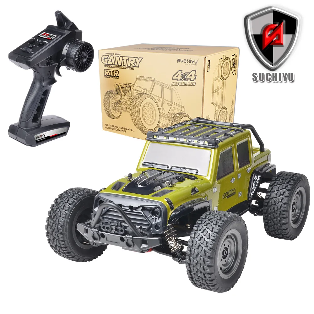 

Rc Car Off Road Truck Rc Car High Speed 38km/h 1/16 2.4ghz Racing Car 4wd Rtr Full Proportional With Led Night Light Rc Drift