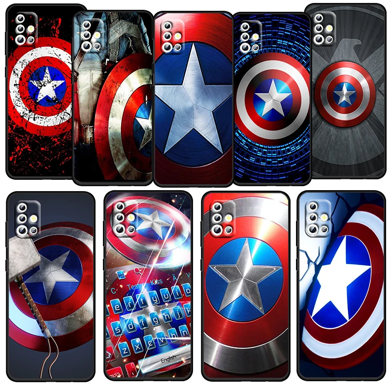 Captain America shield Marvel For Samsung Galaxy A52S A72 A71 A52 A51 A12 A32 A21S 4G 5G Fundas Soft Black Phone Case Capa Coque
Captain America shield Marvel For Samsung Galaxy A52S A72 A71 A52 A51 A12 A32 A21S 4G 5G Fundas Soft Black Phone Case Capa Coque