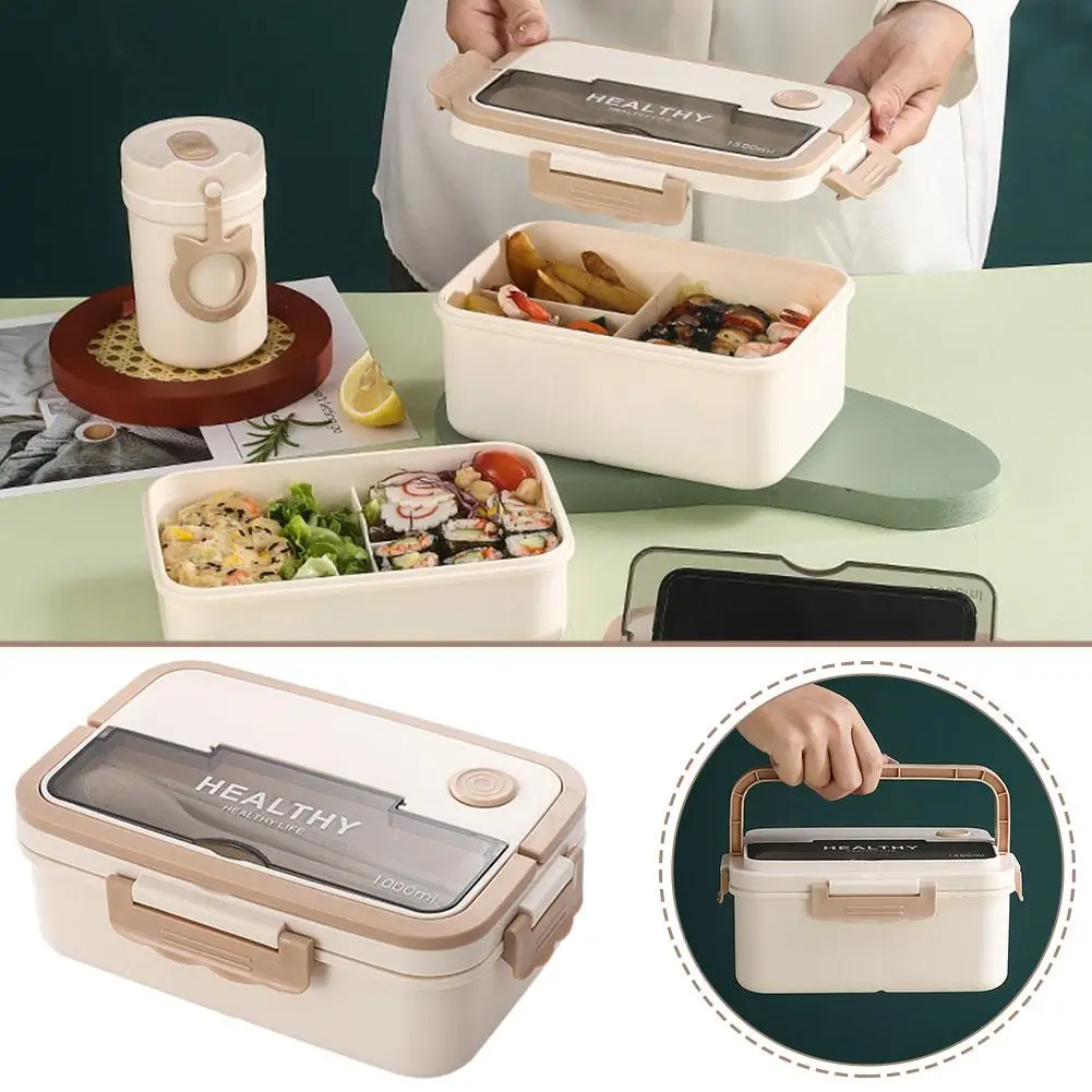 Handheld Bento Box Japanese Student Office Worker Portable And With Picnic Food Leakage Lunch Sealing Box Prevention G1J8
Handheld Bento Box Japanese Student Office Worker Portable And With Picnic Food Leakage Lunch Sealing Box Prevention G1J8