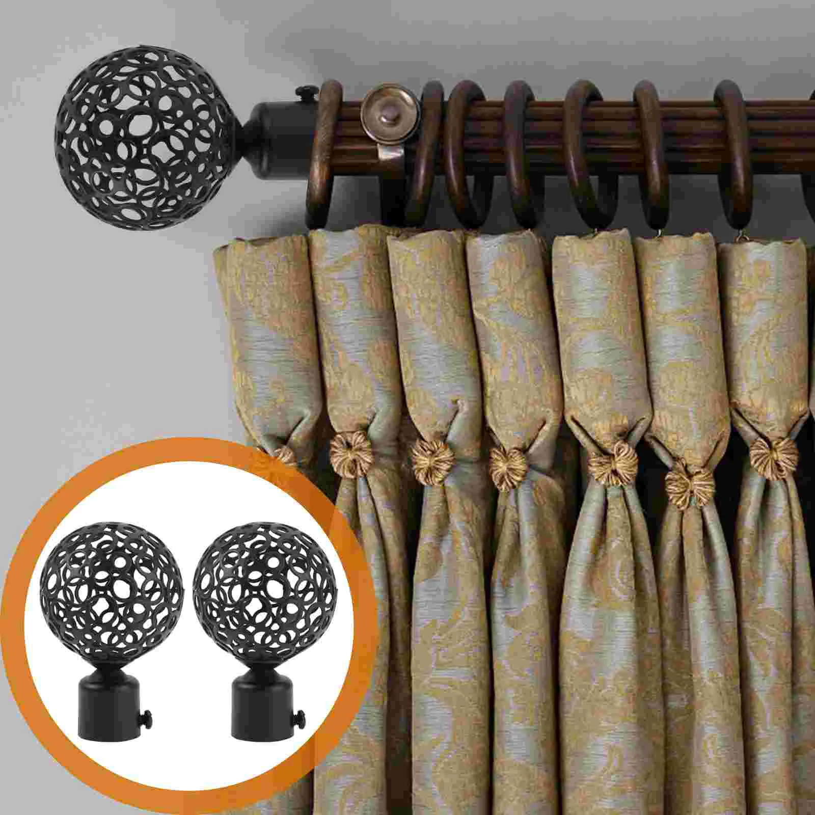 Curtain Rod Finials End Caps Lamp Finial Knobs Pole Endsdrapery Decorative Drape Rail Window Replacement Rods Shade Round Shower
Curtain Rod Finials End Caps Lamp Finial Knobs Pole Endsdrapery Decorative Drape Rail Window Replacement Rods Shade Round Shower