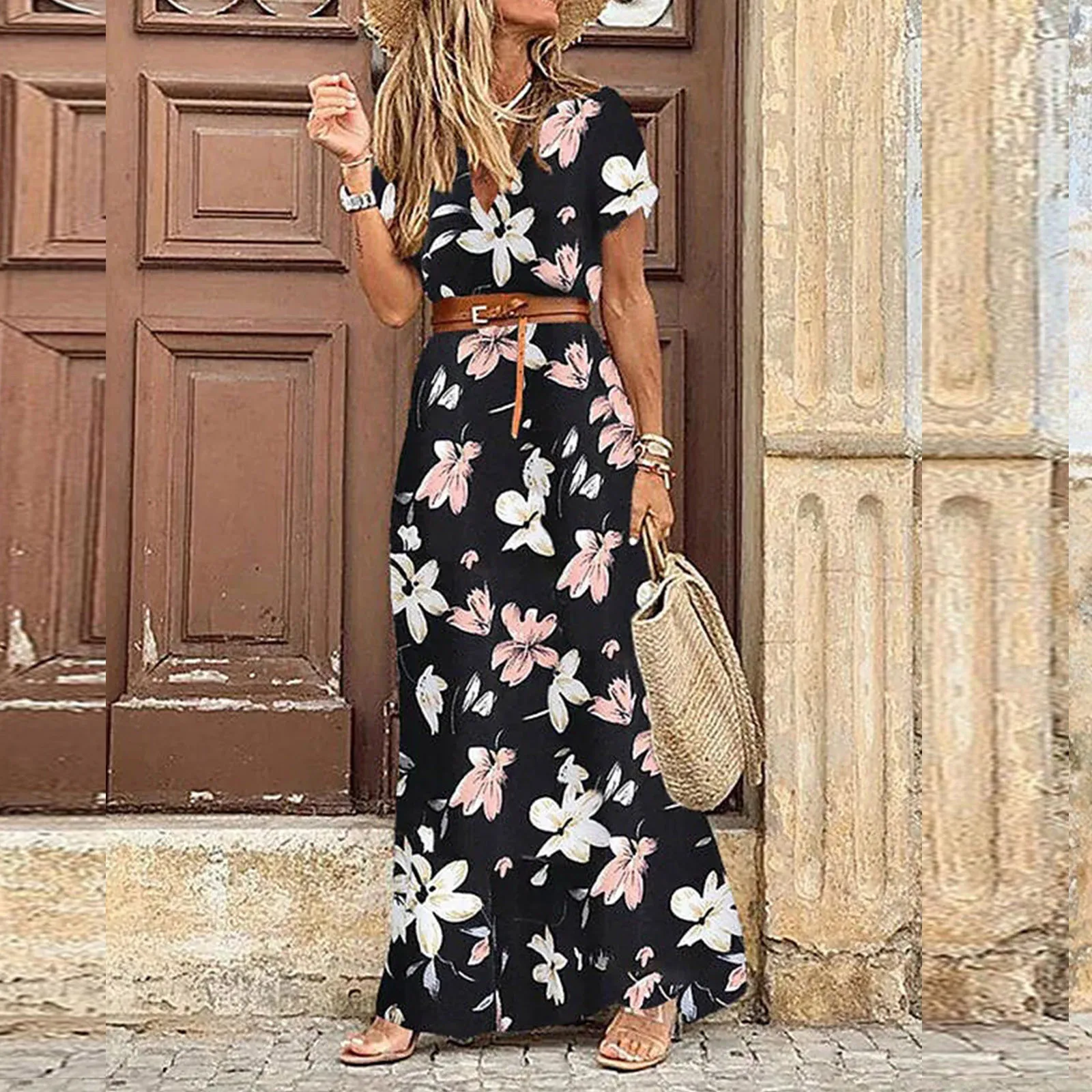 Boho Summer Long Dress for Women Evening 2023 Vestidos de Mujer Dresses Elegant Robe Femme Casual Maxi Short Sleeve Clothing
Boho Summer Long Dress for Women Evening 2023 Vestidos de Mujer Dresses Elegant Robe Femme Casual Maxi Short Sleeve Clothing