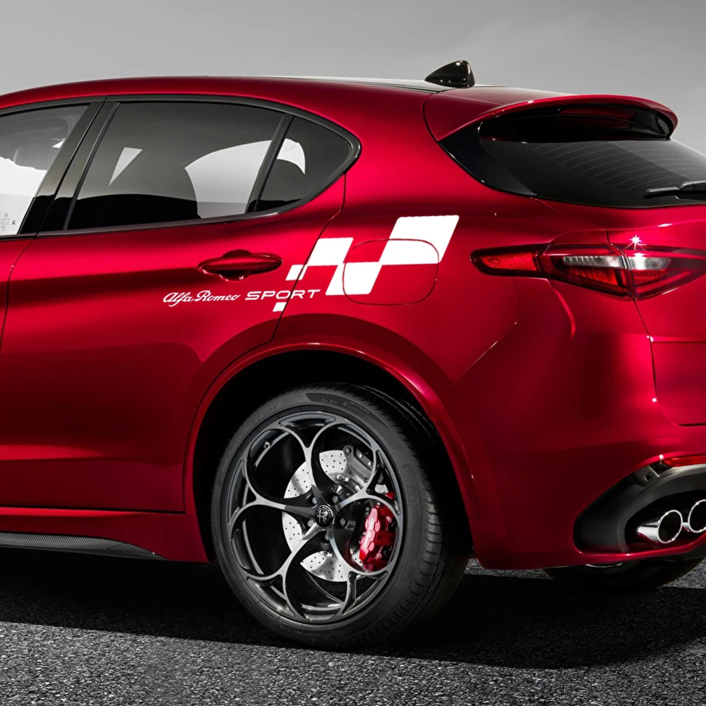 2 шт., автомобильные наклейки на боковые двери Alfa Romeo Giulia 147 156 159 Mito Stelvio Sportiva Giulietta 4C
2 шт., автомобильные наклейки на боковые двери Alfa Romeo Giulia 147 156 159 Mito Stelvio Sportiva Giulietta 4C