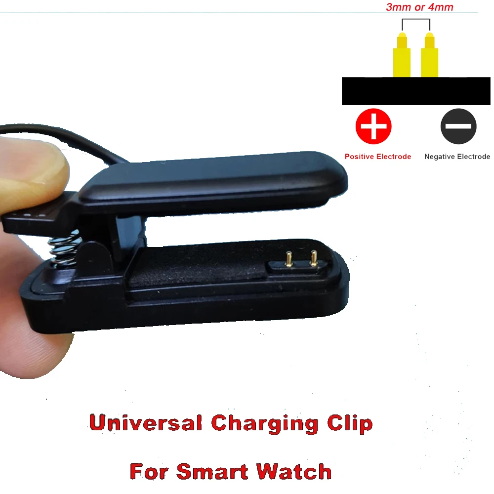 USB 2 Pin Charger Cable 3mm 4mm For SmartWatch T500 W26 W27 W37 X6 X8 Max I7 T100 Plus Smart Bracelet Wristbands Charging Cable
USB 2 Pin Charger Cable 3mm 4mm For SmartWatch T500 W26 W27 W37 X6 X8 Max I7 T100 Plus Smart Bracelet Wristbands Charging Cable