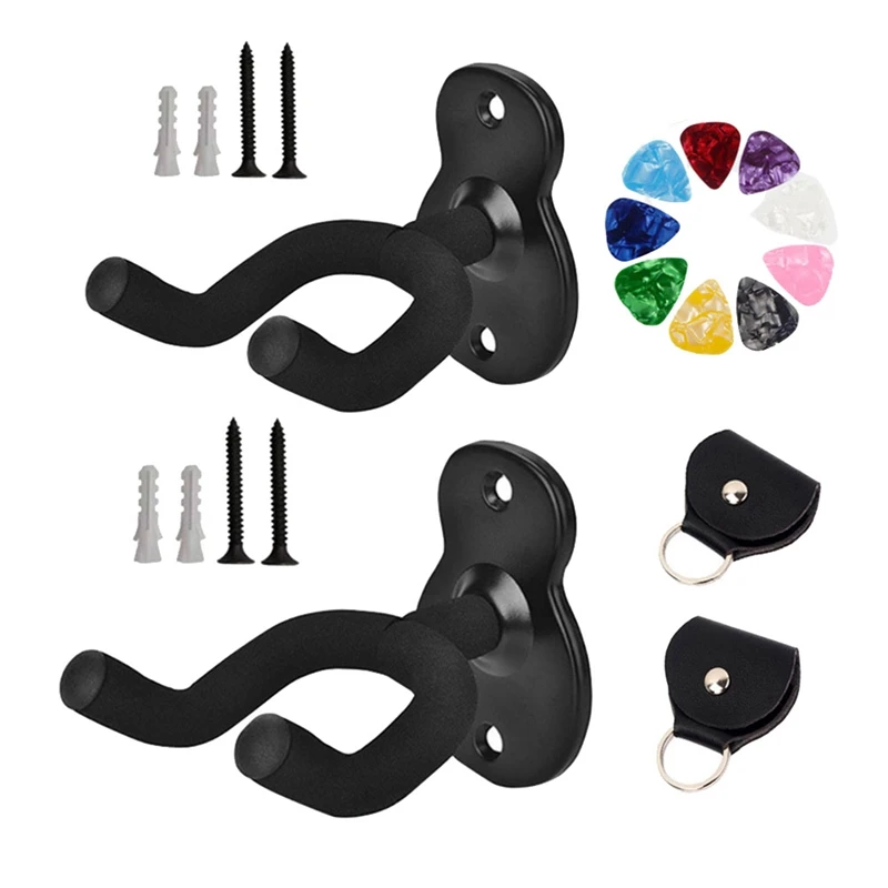 Guitar Hanger Wall Mount Non-Slip Holder Stand For Guitar Ukulele Violin Guitar Instrument Accessories
Guitar Hanger Wall Mount Non-Slip Holder Stand For Guitar Ukulele Violin Guitar Instrument Accessories
