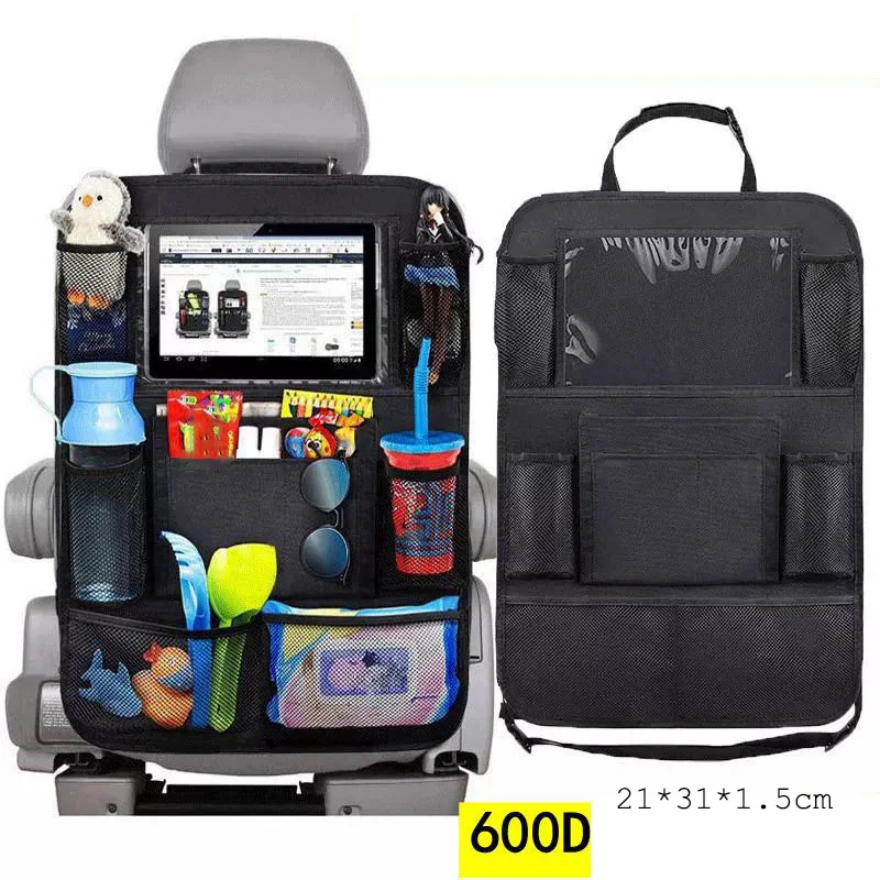 Car Seat Storage Bag Organizer with Touch Screen Tablet Holder Auto Storage Pockets Cover Seat Back Protectors For Trip Kids
Car Seat Storage Bag Organizer with Touch Screen Tablet Holder Auto Storage Pockets Cover Seat Back Protectors For Trip Kids