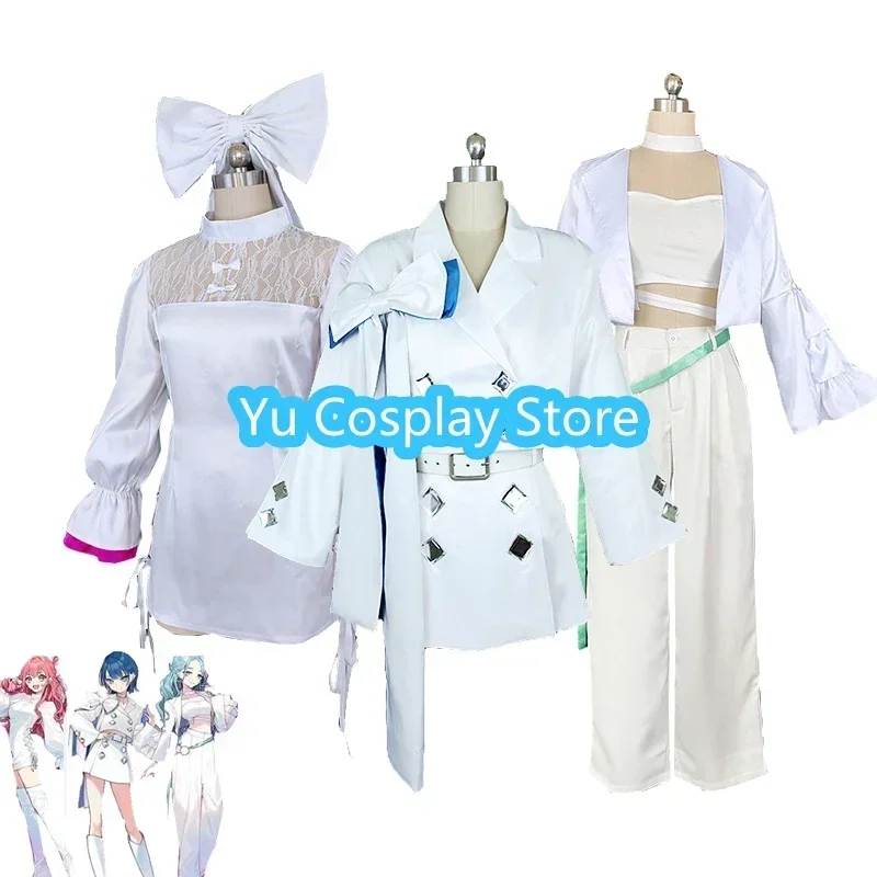 Kiritani Haruka Momoi Airi Hinomori Shizuku Косплей Костюм Игровой Проект Sekai Красочный Сценический