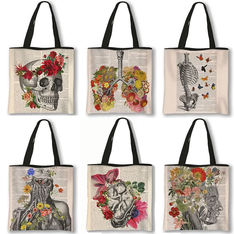 Retro Art Abstract Human Organs Paint Handbag Women Anatomy Human Organs Heart Brain Shoulder Bags Large Capacity Tote Bag Gift
Retro Art Abstract Human Organs Paint Handbag Women Anatomy Human Organs Heart Brain Shoulder Bags Large Capacity Tote Bag Gift