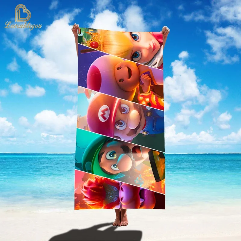 Cartoon Mario Beach Towel Microfiber Beach Towel Quick Dry Sand Proof Soft Bath Pool Novelty Funny Gift Shower Pool Vacation
Cartoon Mario Beach Towel Microfiber Beach Towel Quick Dry Sand Proof Soft Bath Pool Novelty Funny Gift Shower Pool Vacation