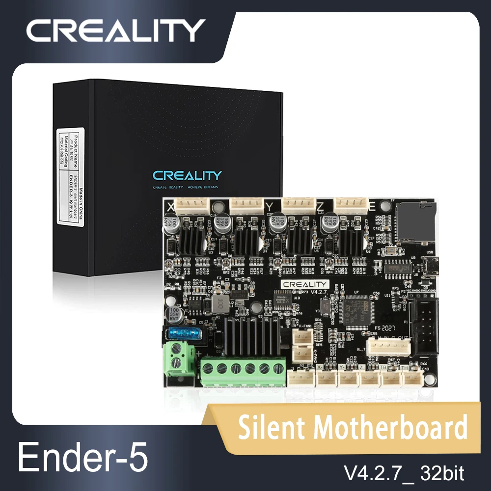 3D-принтер Creality, бесшумная материнская плата, 32 бита, V4.2.7, улучшенная производительность, эффективное шумоподавление
3D-принтер Creality, бесшумная материнская плата, 32 бита, V4.2.7, улучшенная производительность, эффективное шумоподавление