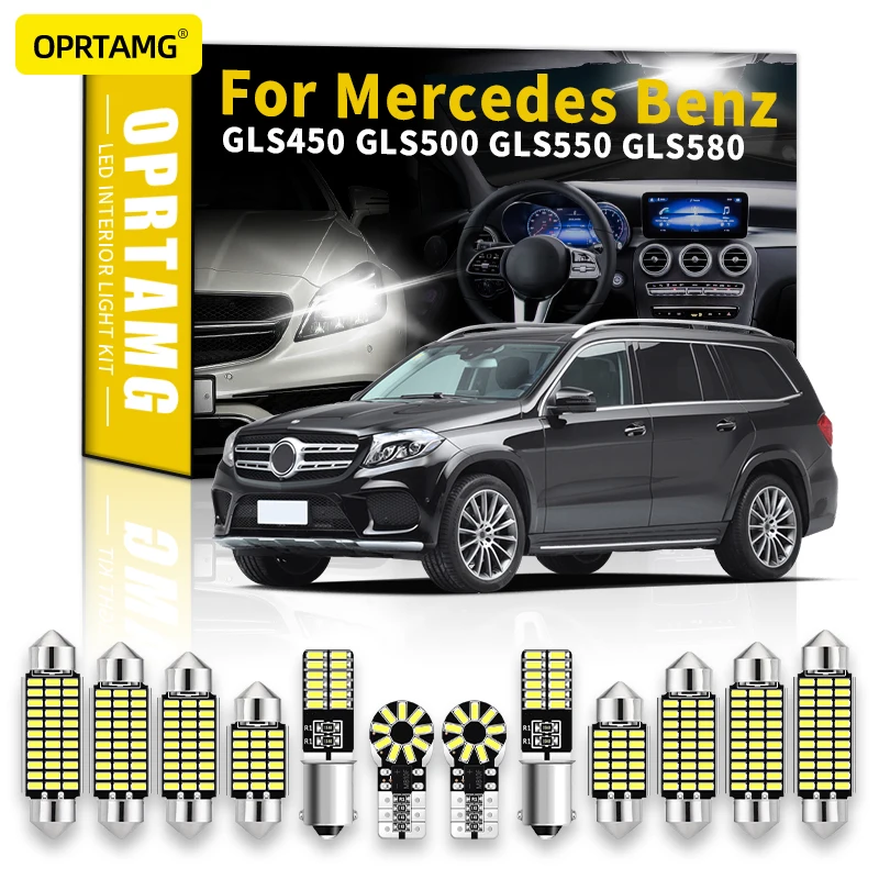 OPRTAMG For Mercedes Benz GLS450 GLS500 GLS550 GLS580 2003 2004 Vehicle LED Interior Map Dome Trunk Light Canbus Car Accessories
OPRTAMG For Mercedes Benz GLS450 GLS500 GLS550 GLS580 2003 2004 Vehicle LED Interior Map Dome Trunk Light Canbus Car Accessories