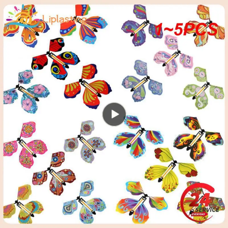 1~5PCS Flying Butterfly Wind Up Rubber Band Powered Butterfly for Kids Boys Christmas Surprise Gifts Stocking
1~5PCS Flying Butterfly Wind Up Rubber Band Powered Butterfly for Kids Boys Christmas Surprise Gifts Stocking