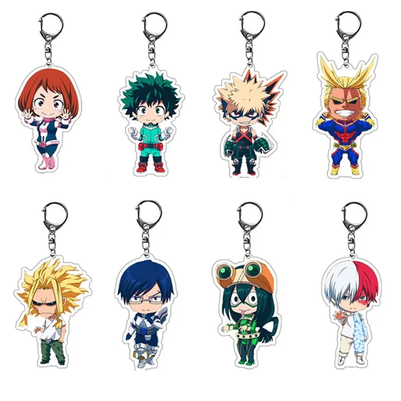 Fashion Japan Anime My Hero Academia Keychain Acrylic Double Sided Transparent key Chain Ring Accessories Women Men Jewelry Gift 
Fashion Japan Anime My Hero Academia Keychain Acrylic Double Sided Transparent key Chain Ring Accessories Women Men Jewelry Gift