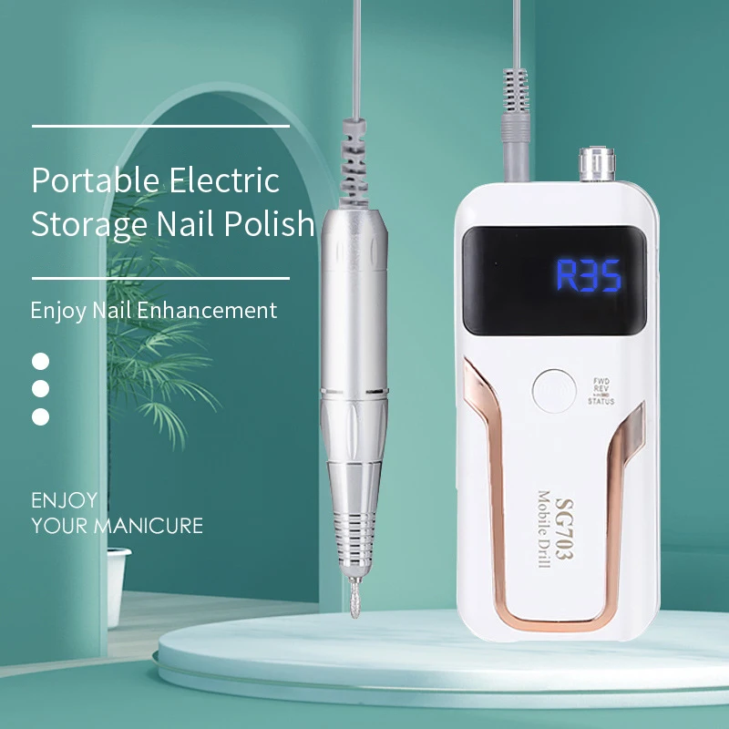 New 35000RPM Rechargeable Nail Drill Portable Electric Nail Drill Machine Manicure Set File Nail Pen Machine Kit Nail Tools
New 35000RPM Rechargeable Nail Drill Portable Electric Nail Drill Machine Manicure Set File Nail Pen Machine Kit Nail Tools
